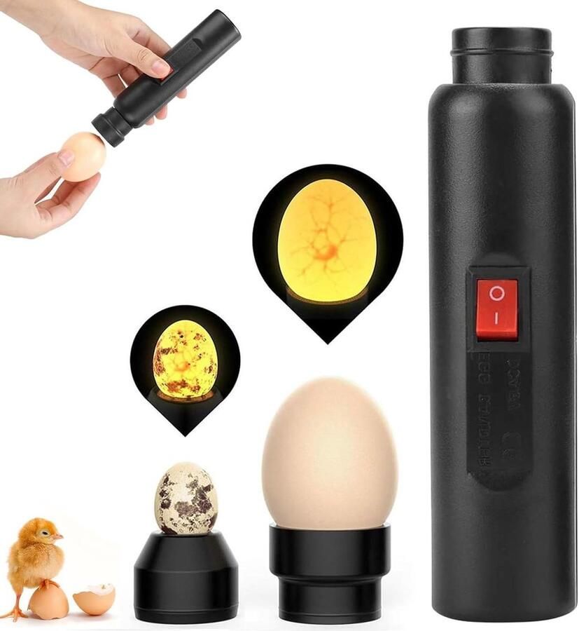 Eier Tester Licht Kaars Ontwikkeling Controleren Oplaadbaar Draadloos Heldere LED Wit