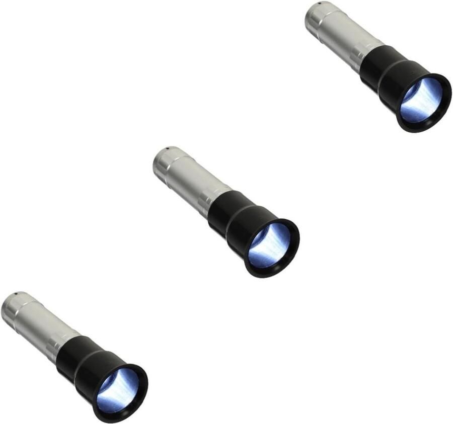 Eier Tester Schierlamp Incubator Eieren Controleren Koud Licht Bron 3 stuks Zilver