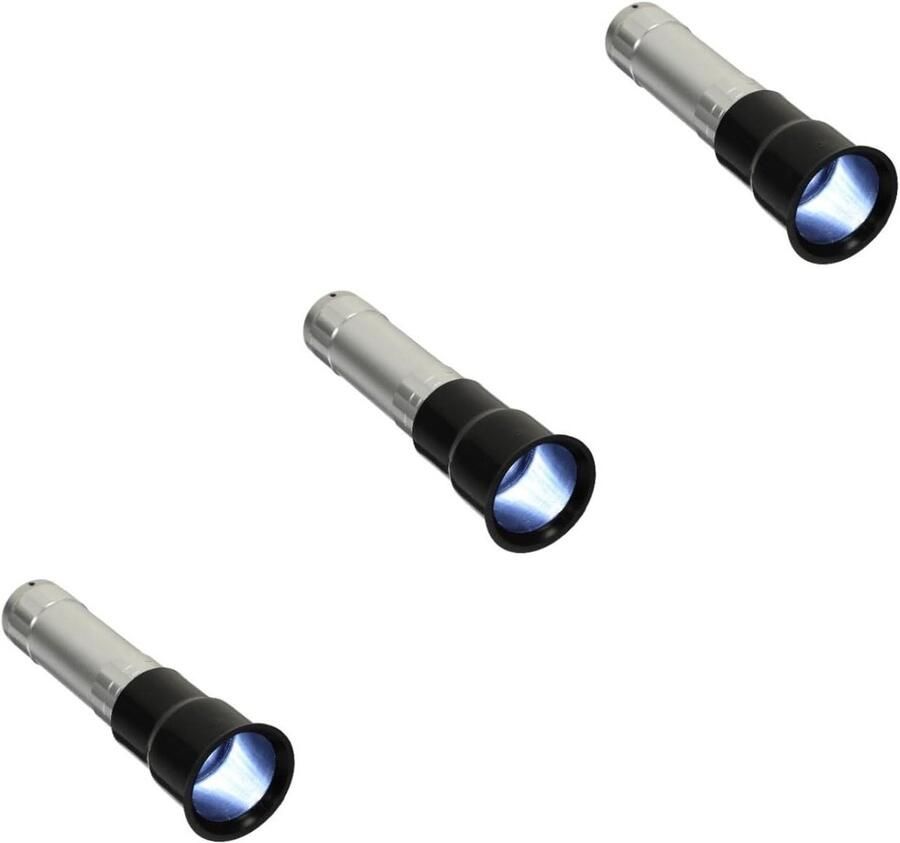 Eier Tester Set Incubator Licht Ontwikkeling Controleren Koud Licht Bron 3 Stuks Zilver