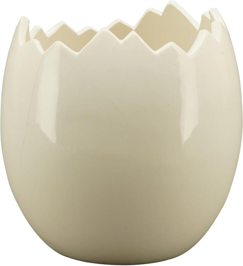 Eierbeker Ivory wit Dolomite 13x13x17 5 cm