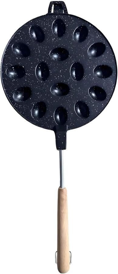 Eiercake Vorm Wafelijzer Oval Ontbijt Maken Twaalf Holtes 40cm Zwart