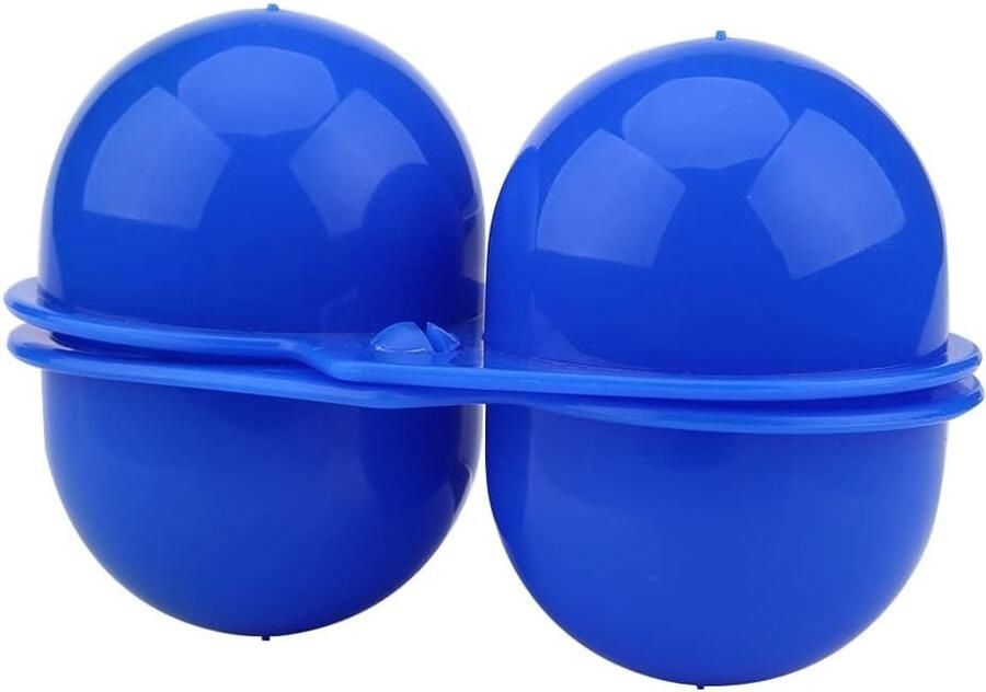 Eiercontainer voor 2 eieren Portable blauw Duurzaam materiaal Ideaal voor buitengebruik ShopVlot
