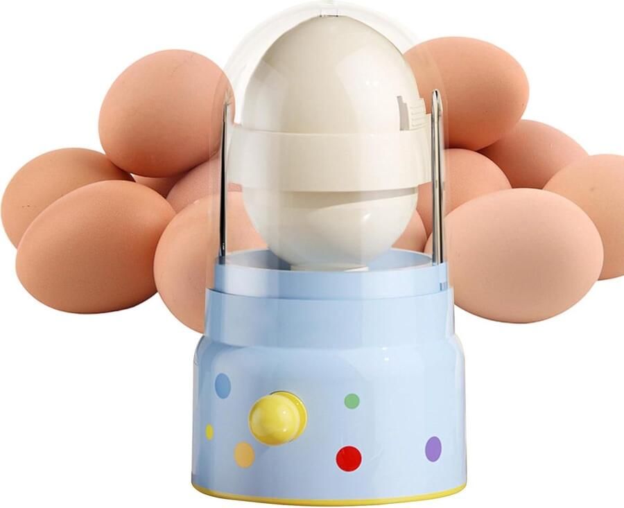 Eierschudder Mixer Handmatige Mixer Snel Eieren Mengen Geen Elektriciteit Nodig 15.5 x 8 cm Blauw