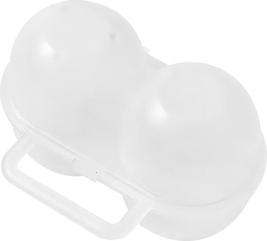 Eierdoos Eierhouder Opbergdoos Eieren Meenemen Schokbestendig Ontwerp 2 Eieren Transparant