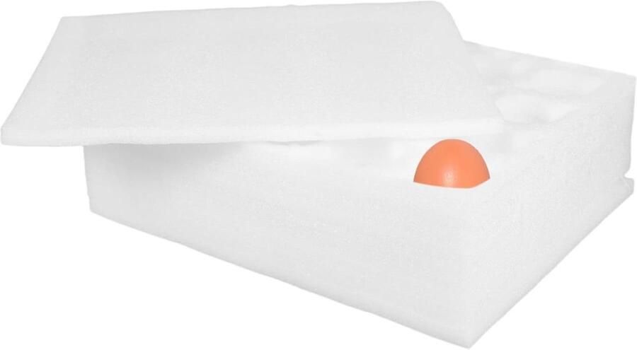Eierdoos EPE Schuim Eierhouder Transport Eieren Veilig Vervoeren Schokabsorberend Materiaal 28 x 23 x 7 cm