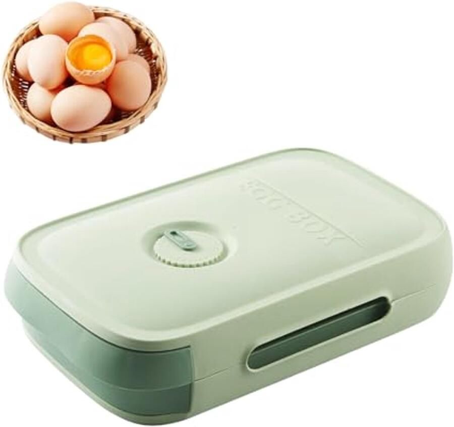 Eierdoos voor 18-21 eieren met tijdmarkering en ventilatie