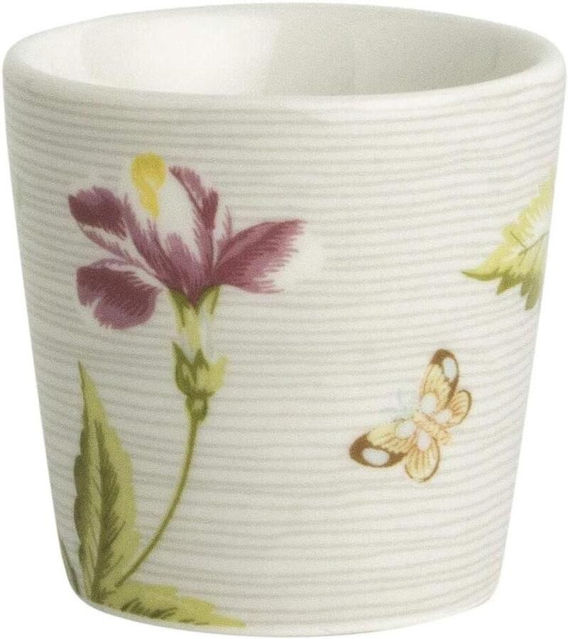 Eierdopje Eierhouder Ontbijt Serveren Ingeglazuurd Nieuw Bot Porselein 5.1 x 5.1 x 4.9 cm Wit
