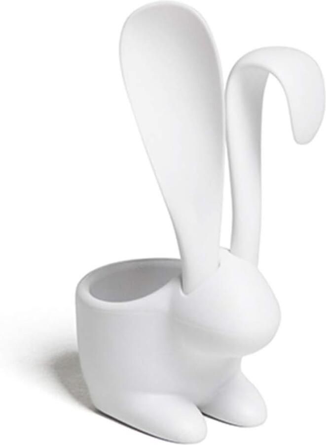 Eierdopje Haasje Ei Houder Ontbijt Serveren Met Lepel Oortjes 60 gram