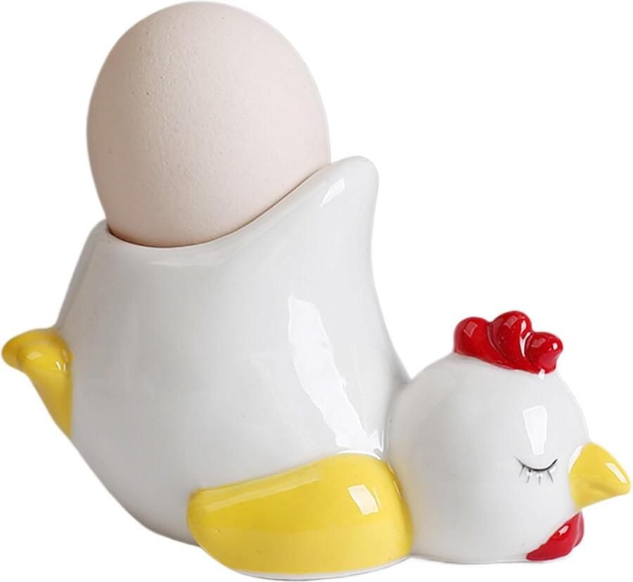Eierdopjes Keramiek Eierhouder Kip Eend Ontbijt Serveren Schattig Dier Ontwerp 112 cm Multi - Foto 1