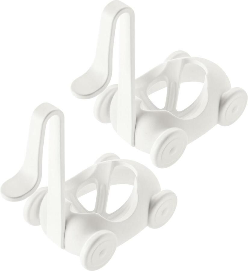 Eierdopjes Kooktoestel Eierkoker Set Ontbijt Bereiden 2-in-1 Functie 12 x 63 x 109 cm Wit