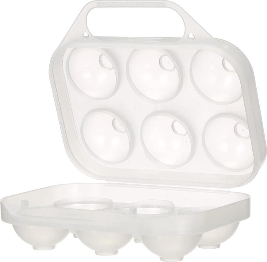 Eierdopjes Set Ei houders Ontbijt Serveren Voedselveilig Plastic 6 stuks Meerkleurig