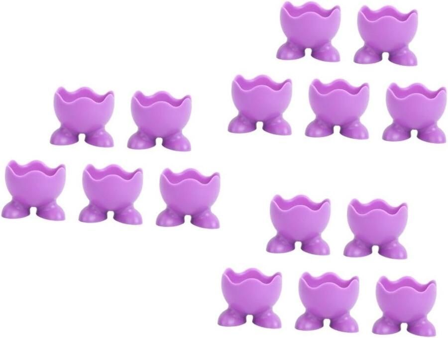Eierdopjes Set Eierhouders Keuken Ontbijt Serveren Voet Ontwerp 5 cm Hoogte Meerdere Kleuren