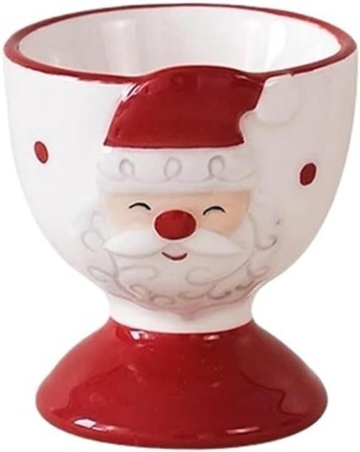 Eierdoppen Kerst Eierbekers Servies Ontbijttafel Decoratie Keramisch Materiaal Onder 50 ml Feestelijk Design