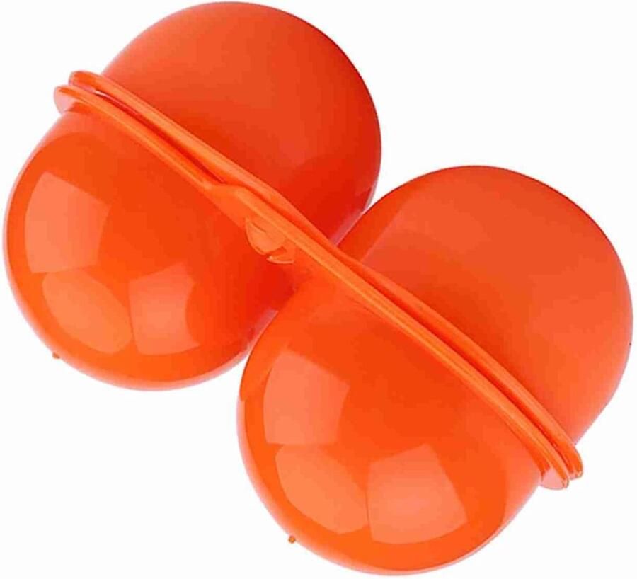 Eierdrager Eierhouder Buitenactiviteiten Schokbestendig ontwerp 2 eieren Oranje