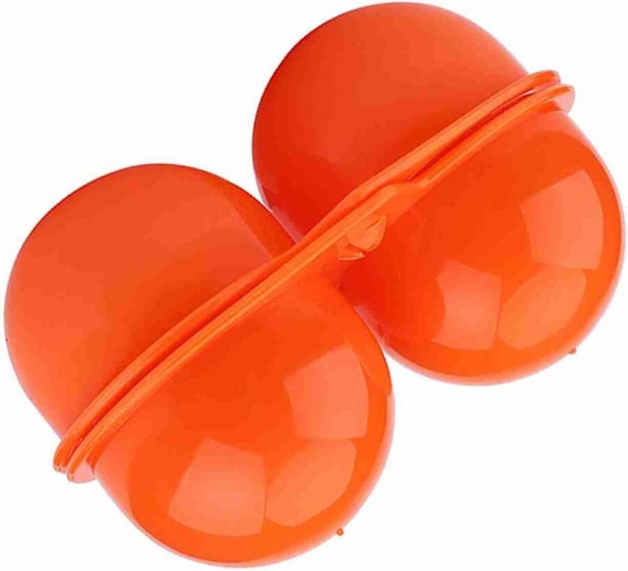 Eierdrager Eierhouder Eierdoos Buiten Eieren Vervoeren Schokbestendig Ontwerp 2 eieren Oranje
