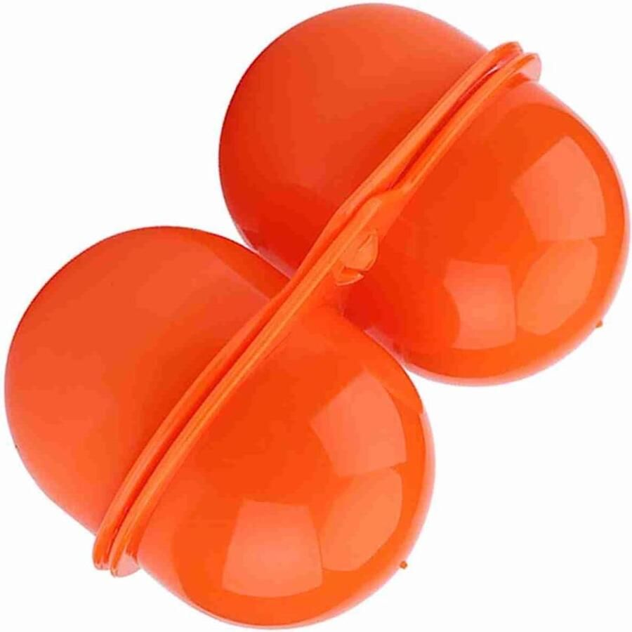 Eierdrager Eierhouder Eierdoos Picknick Kamperen Anti-botsing Ontwerp 14 x 11 x 3 cm Oranje