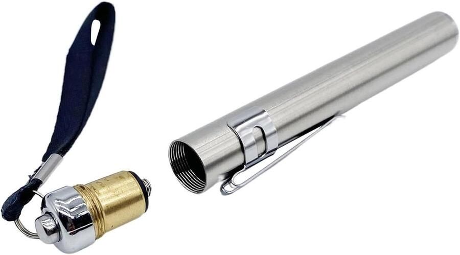 Eieren Candelaar Schouwlamp Broedlamp Eieren Controleren Ergonomisch Handvat 13 cm Zilver