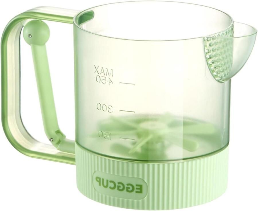 Eieren Mixer Beker Klopper Schuimer Bakken Koken Halfautomatisch Gebruik 18.5x10.6x11.5cm Groen