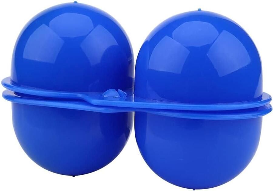 Eierhouder Eierdoos Buitenactiviteiten Beschermend ontwerp 2 eieren Blauw