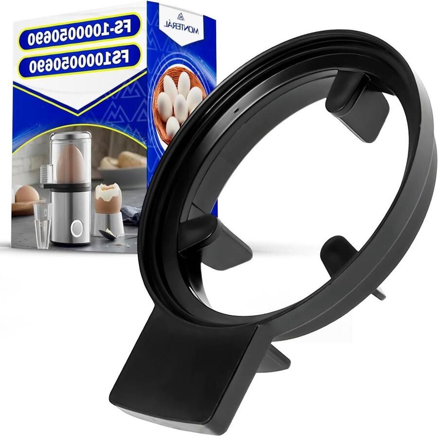 Eierhouder Eierkoker accessoire Koken van eieren Originele pasvorm 81 x 64 cm Zwart