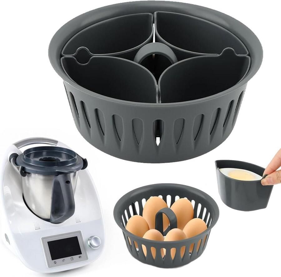 Eierhouder en Pocheermachine voor Stoomkoken van Gekookte en Gepocheerde Eieren