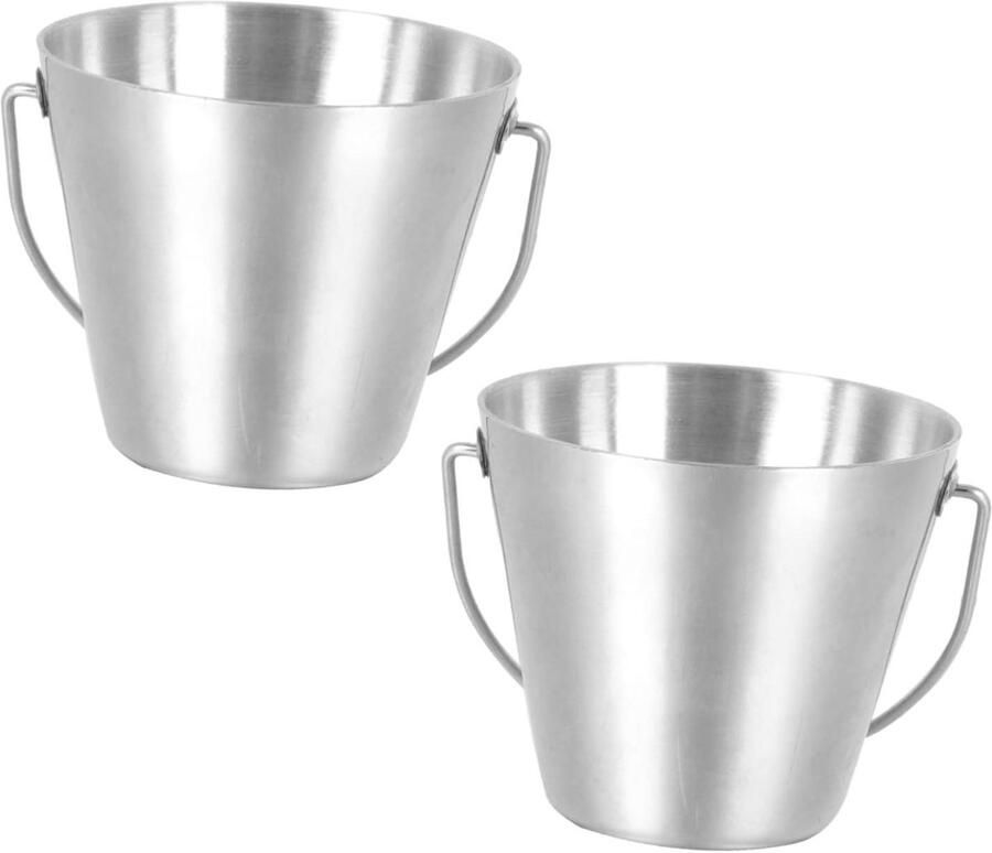 Eierhouder Roestvrij Staal Eieremmer Eierrekje Eieren Bewaren Met Handvat 5.10x5.10x4.50cm Zilver