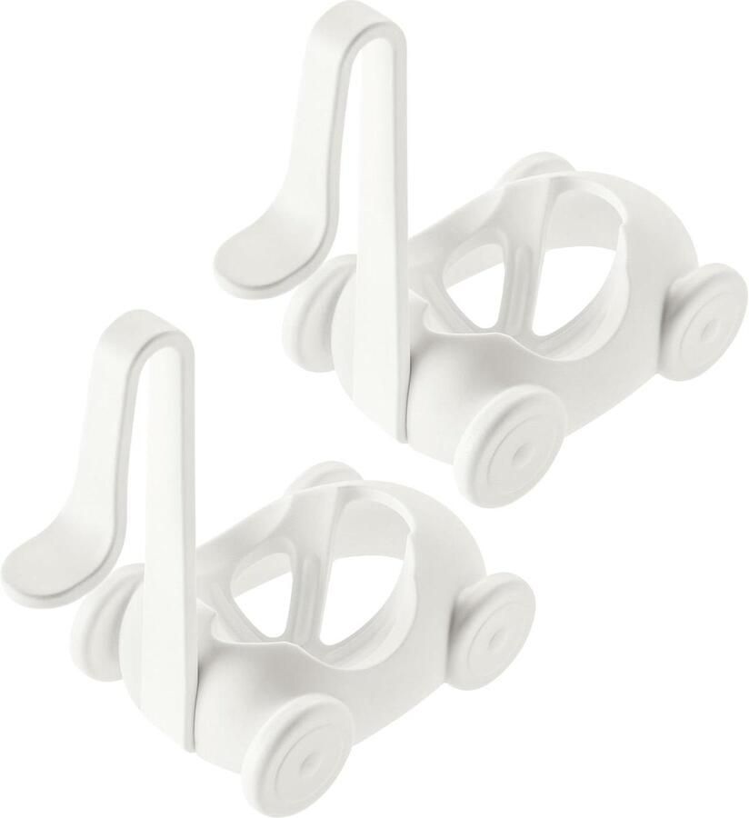 Eierhouder Set Kookgerei Bekers Ontbijt Maken 2-in-1 Functie 12 cm Wit