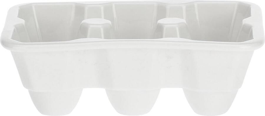 Eierhouder van Porselein 6 Eieren Kleurrijk 16 x 11 x 5 cm