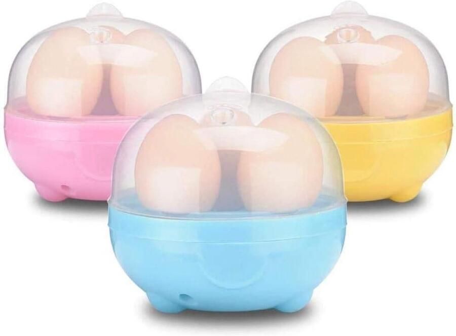 Eierketel Eieren Waterkoker Kachel Stoomboot Studentenflat Ei Ontbijt Maker Keuken Kookgerei Gebruiksvoorwerp Kookgerei Eierkoker 3 Eieren Roze (Color : Parent)