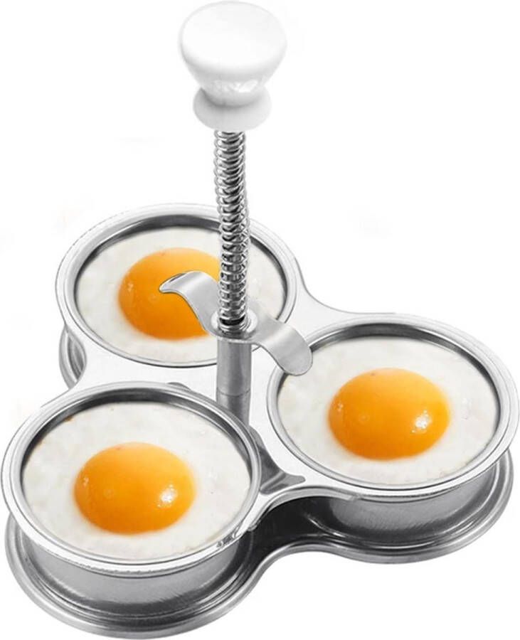 Eierketel Stroper Roestvrij Staal Gemakkelijk te Gebruiken voor Gepocheerde Eieren Keuken Gadget voor Brunch Ontbijt
