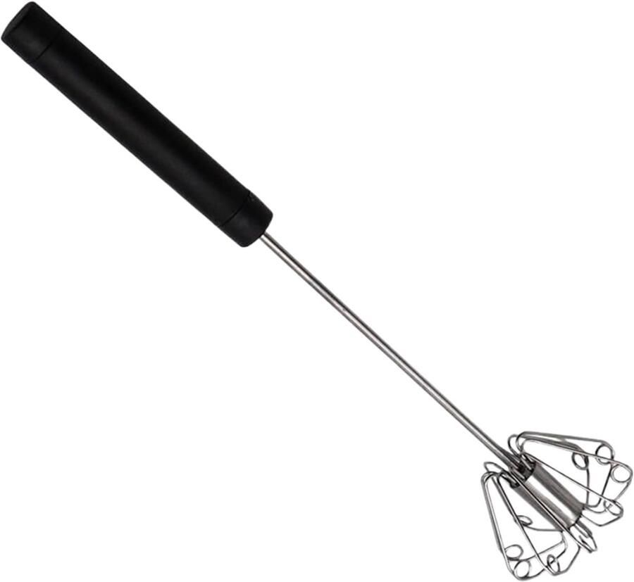 Eierklopper Handmixer Koken en bakken Polsvriendelijk ontwerp 26x6cm Zwart