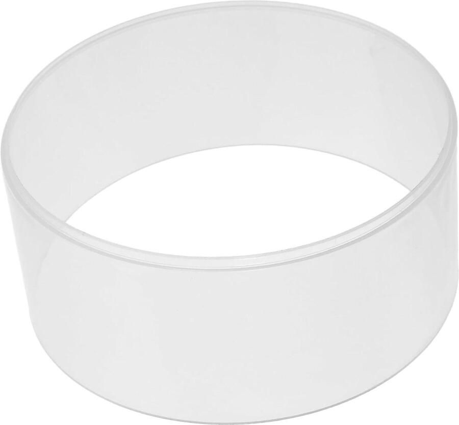 Eierkoker Accessoire Stoomring Capaciteit Vergroten Stapelbaar Ontwerp 15.3 cm Transparant