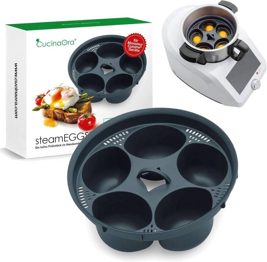 Eierkoker Accessoire voor 5 eivormen Gezond en Snel Eieren Koken