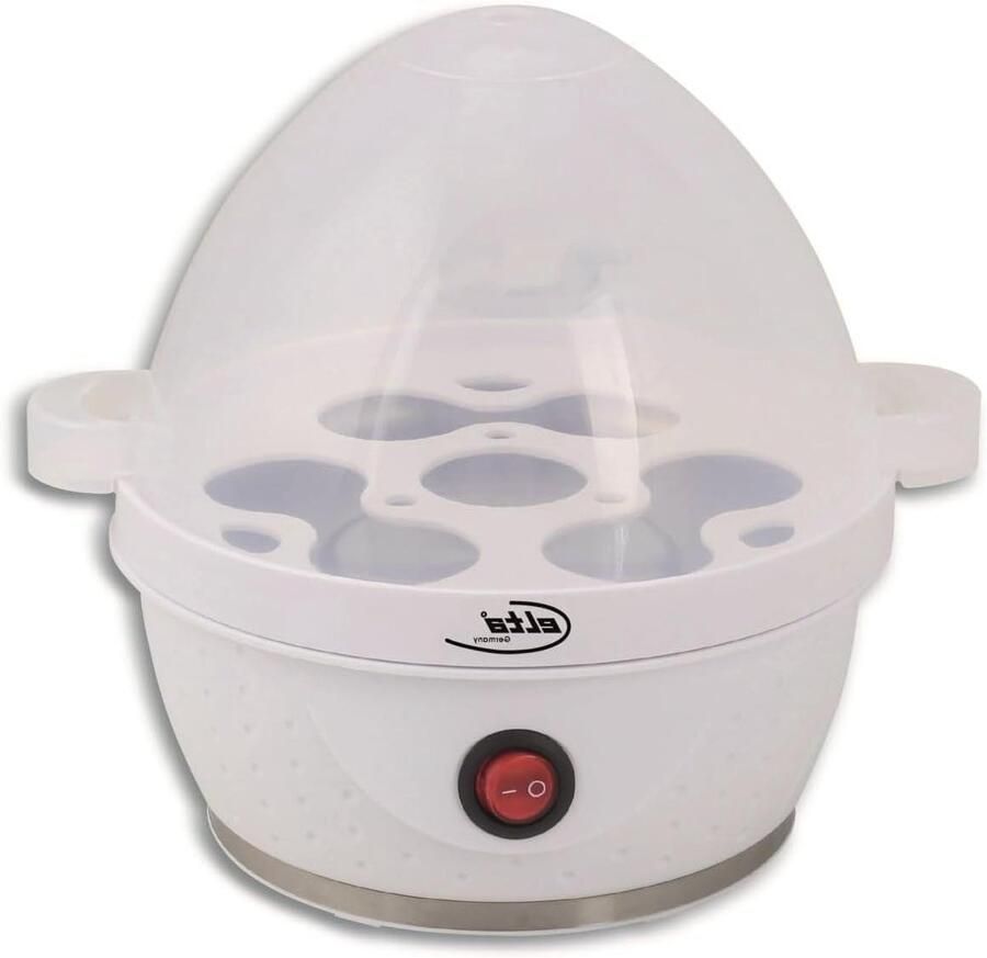 Eierkoker Ei Koker Perfect Gekookt Ei Signaaltoon Klaar Voor 7 Eieren Wit