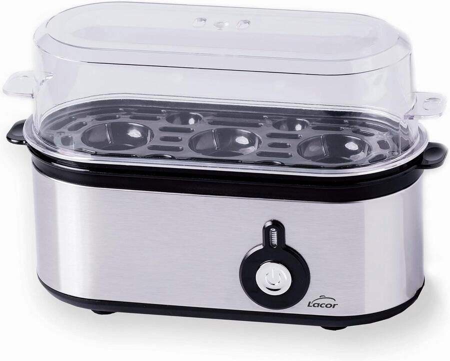 Eierkoker Keukenapparaat Ontbijt Maken 3 Kookstanden 3 Eieren Capaciteit Wit