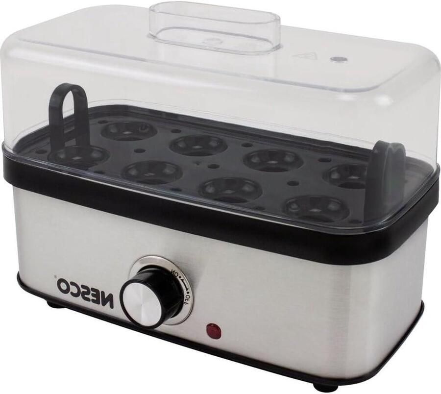 Eierkoker Kookapparaat Eieren Koken Automatisch Alarm 8 Eieren Zwart