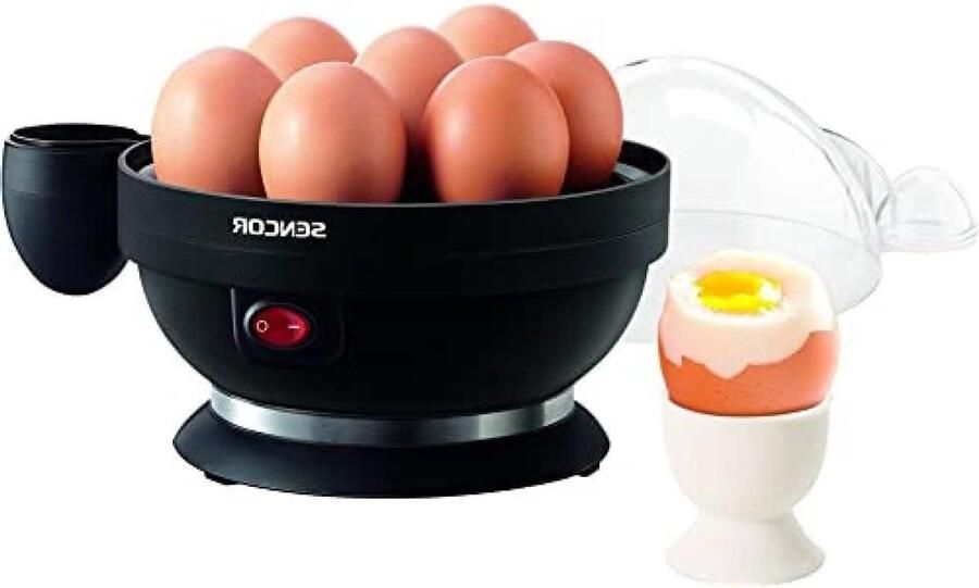 Eierkoker Kookapparaat Eieren Koken Automatische Werking Voor 7 Eieren Zwart