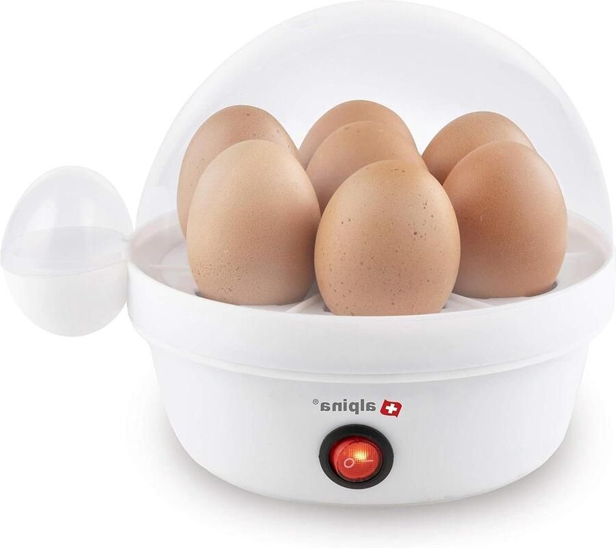Eierkoker Kookapparaat Eieren Perfect Gekookte Eieren Inclusief Maatbeker Tot 7 Eieren Wit