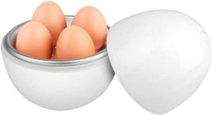 Eierkoker Magnetron Eiermaker Stoomer Snel Eieren Koken Ventilatie Ontwerp 4 Eieren Meerkleurig