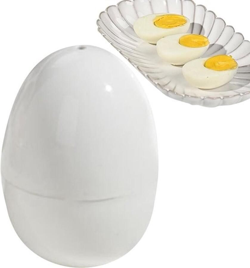 Eierkoker Magnetron Eierstomer Kookaccessoire Snel Ontbijt Maken Gelijkmatige Hitte Voor 1 of 4 Eieren Meerkleurig