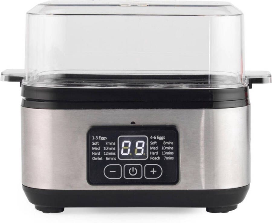 Eierkoker met timer Eierkoker Eieren Handig voor je onbijt Hard zacht en Medium gekookt Timer Perfect voor thuis en kantoor Constant zelfde gekookte eieren