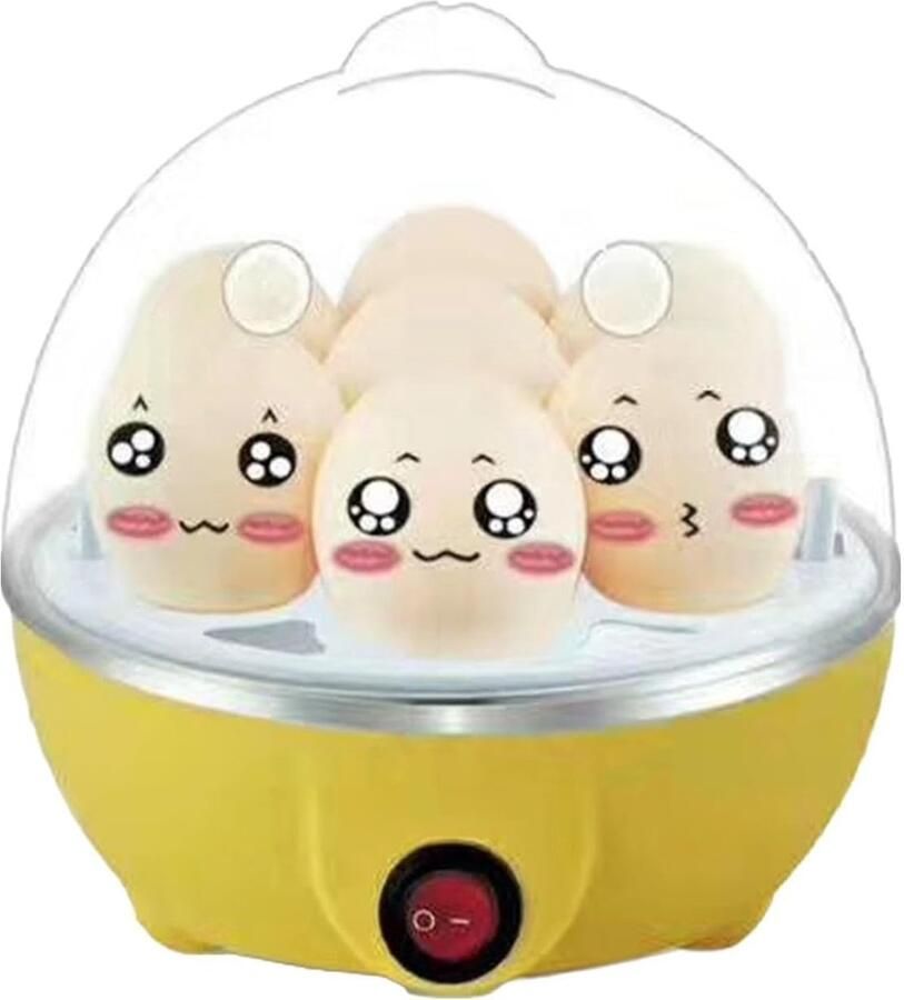 Eierkoker Multifunctionele snelle eierstomer draagbare eierkoker enkellaagse eierkoker voor thuisgebruik met automatische uitschakelfunctie