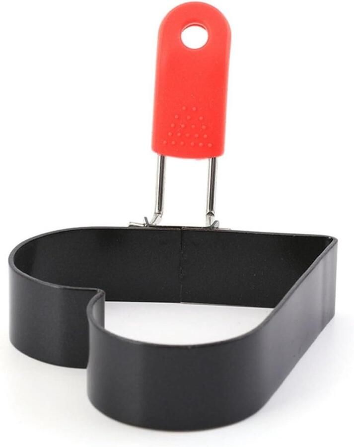 Eierkoker Ring Gebakken Eivormer Ontbijt Maken Antiaanbaklaag 8 cm Zilver