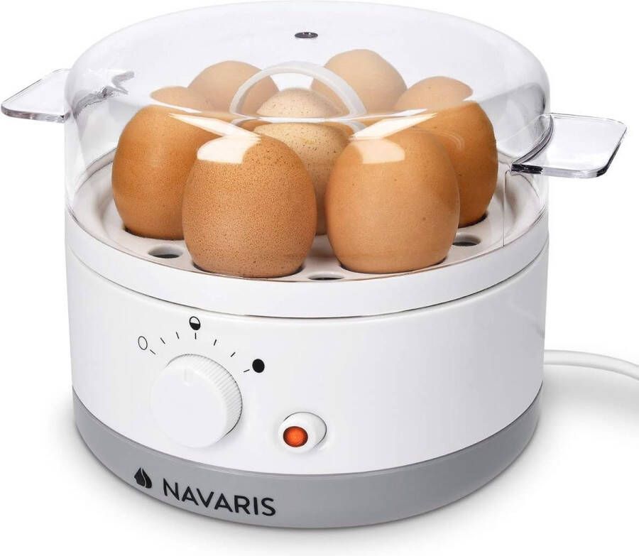 Eierkoker voor 1-7 eieren Instelbare hardheid met timer en buzzer Perfect gekookte eieren elke keer