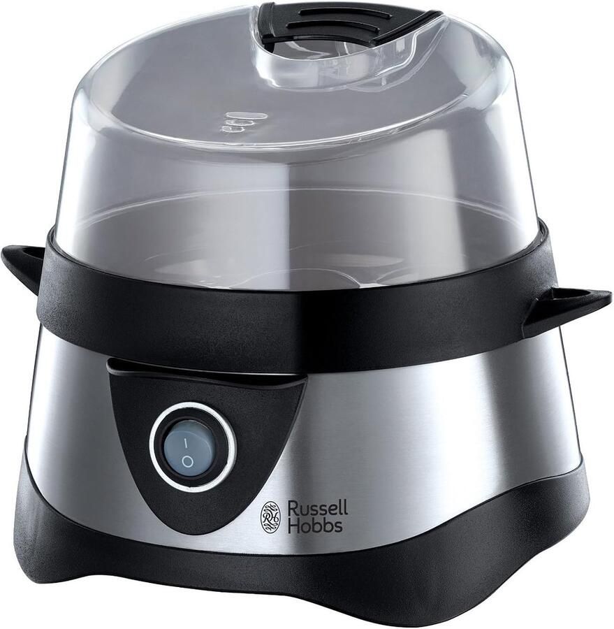 Eierkoker voor 7 Eieren – 365W – Met Pocheerfunctie Automatische Timer en RVS Basis