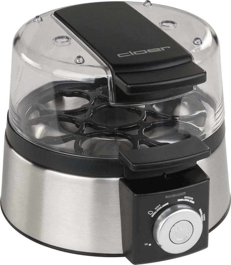 Eierkoker voor 7 Eieren met Akoestisch Signaal en Doorkookfunctie