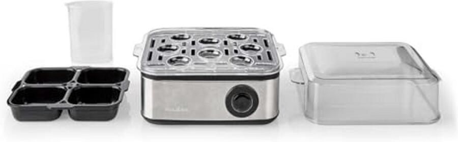 Eierkoker voor 8 Eieren Compact en Efficiënt Perfect Gekookte Eieren - Foto 2