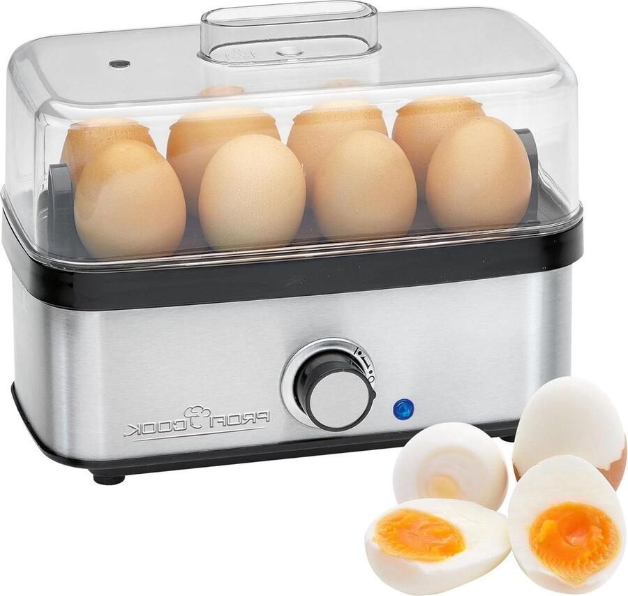 Eierkoker voor maximaal 8 eieren Omelet zakfunctie Controlelampje & zoemer