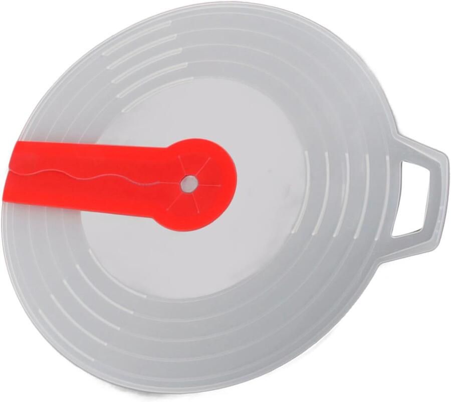 Eierkomdeksel Spatdeksel Keuken Schoon Koken Effectieve Splashbescherming 34 cm Diameter Grijs