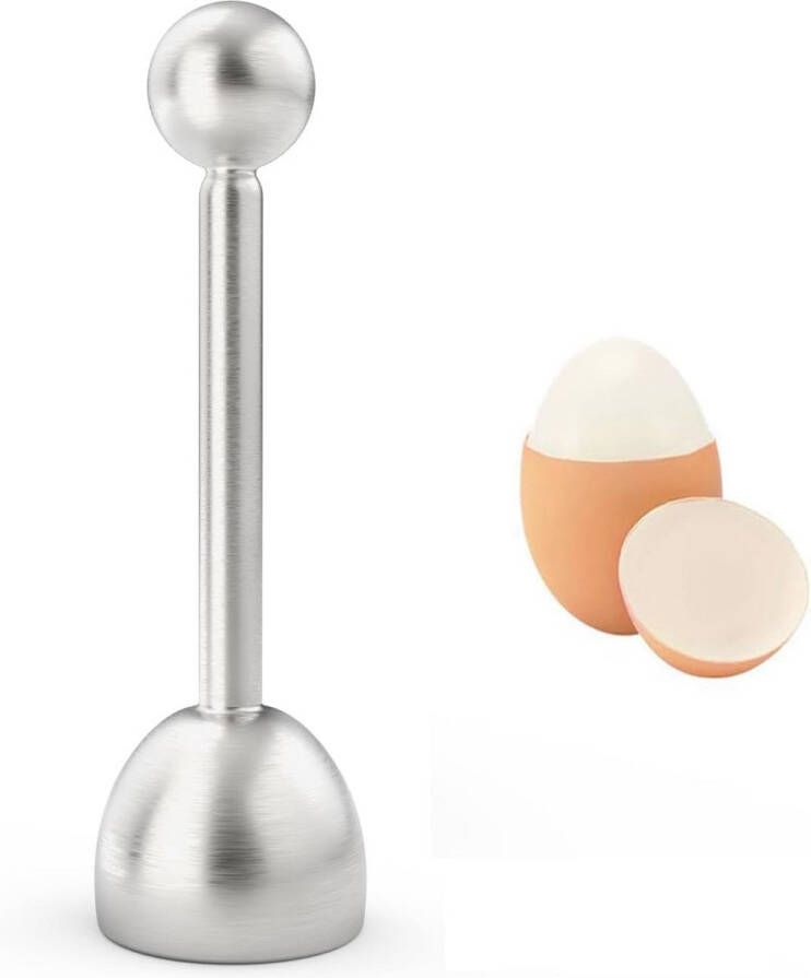 Eierkraker en Topper Roestvrij Staal Keuken Tool voor Eieren